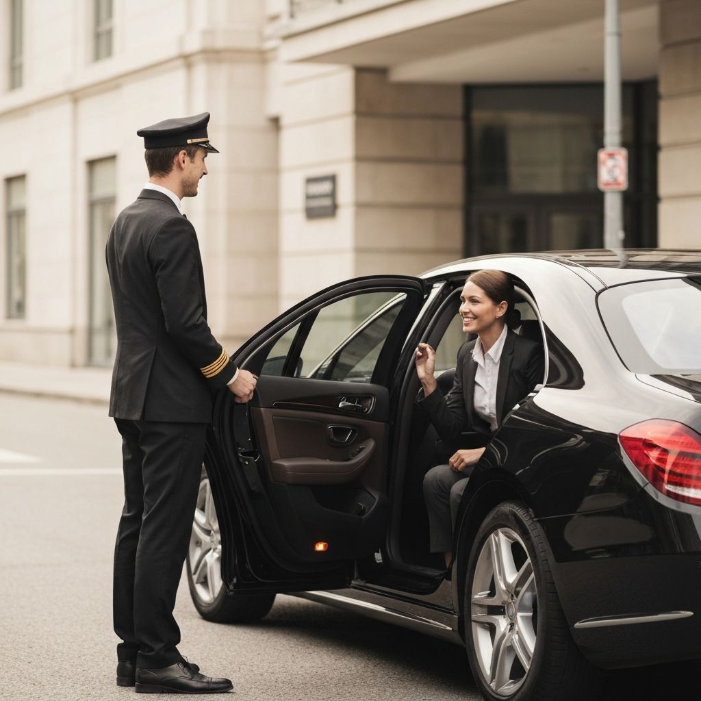 Premium black car and chauffeur service